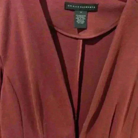 Women's Maroon Blazer - Picture 3 of 4